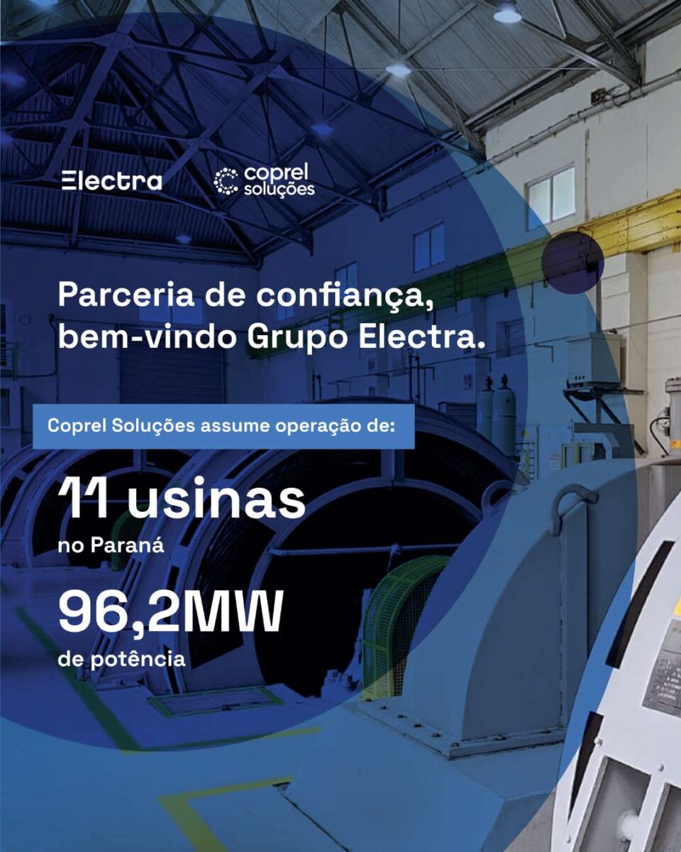 Coprel Soluções assume a gestão de 11 usinas no Paraná
